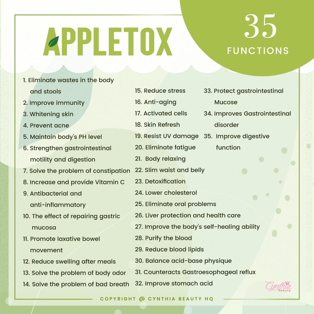 **Complete Package** Appletox + Caffe Paradiso ( 12 boxes = 3 month )