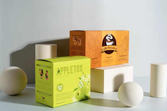 **2 Month Package**   Appletox + Caffe Paradiso (8 boxes = 2 month)